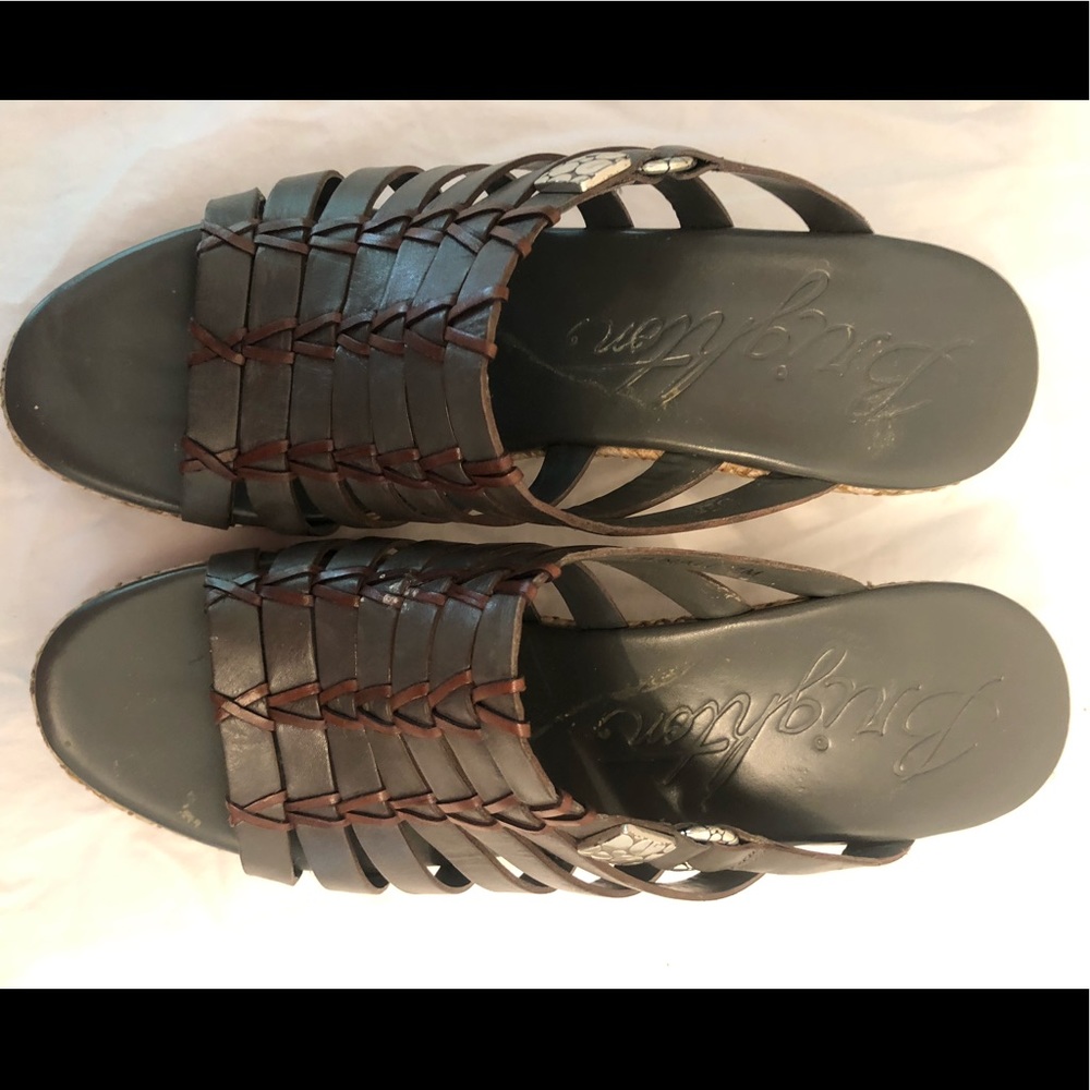 Brighton Wedge Sandals - never worn